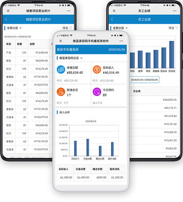 傲藍(lán)軟件 高效便捷的美容院手機表格與報表管理解決方案